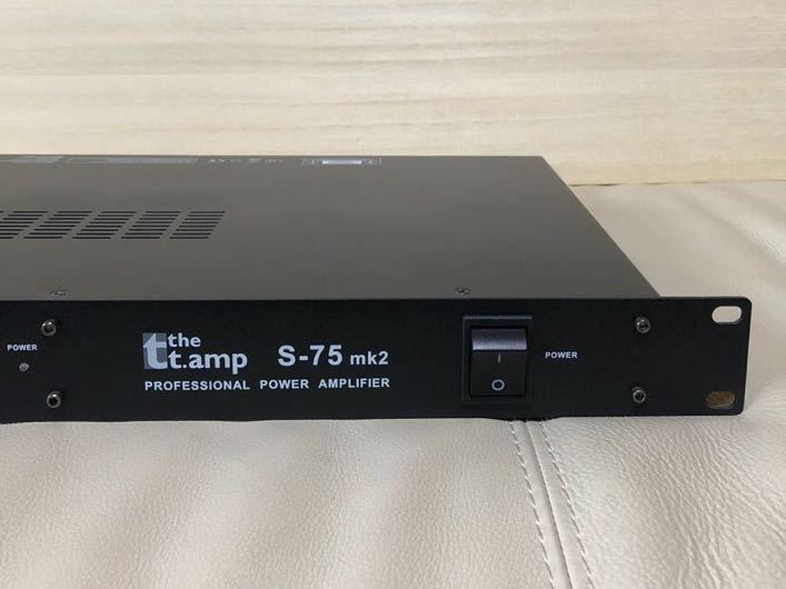 中古）thomann S-75 mk2 トマン パワーアンプ thomann 【公式通販】