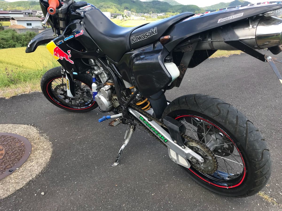KAWASAKI Dトラッカー250☆RK EXCEL製ホイール☆モタード カスタム