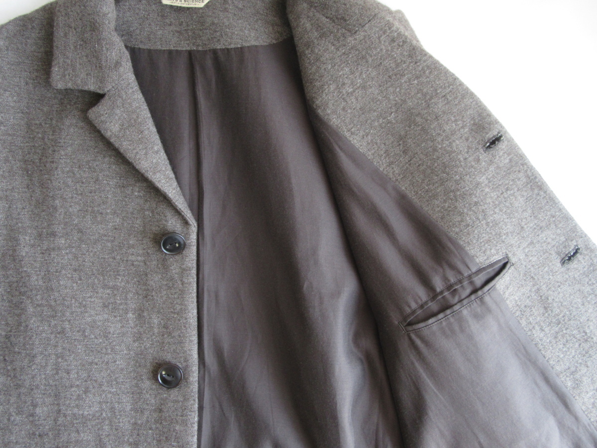 ARTS&SCIENCE Grandpa coat グランパコート グレー 1 極美品