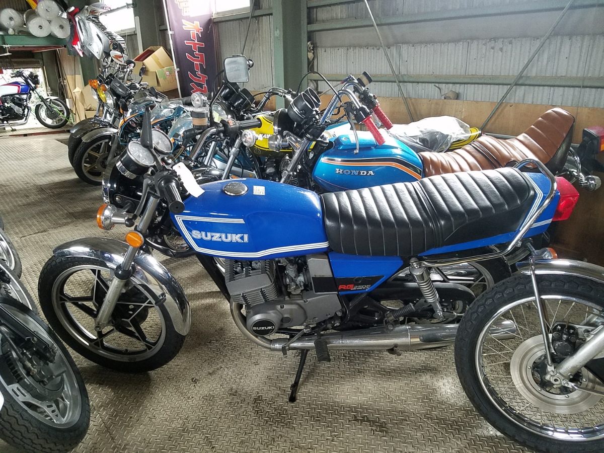 RG250E 極太メッキタンデムバー ブラック 新品 （2025年最新】Yahoo 