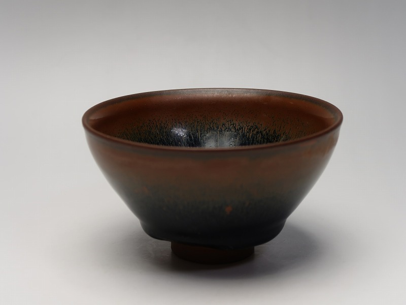 集】082506天目茶碗 建窯禾目碗 中国宋時代美術焼物