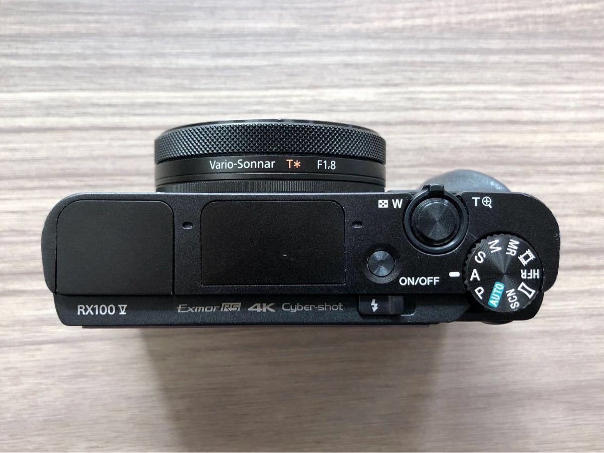 完動 SONY RX100m5 コンデジ グリップ付き 液晶保護付き ソニー カメラ 