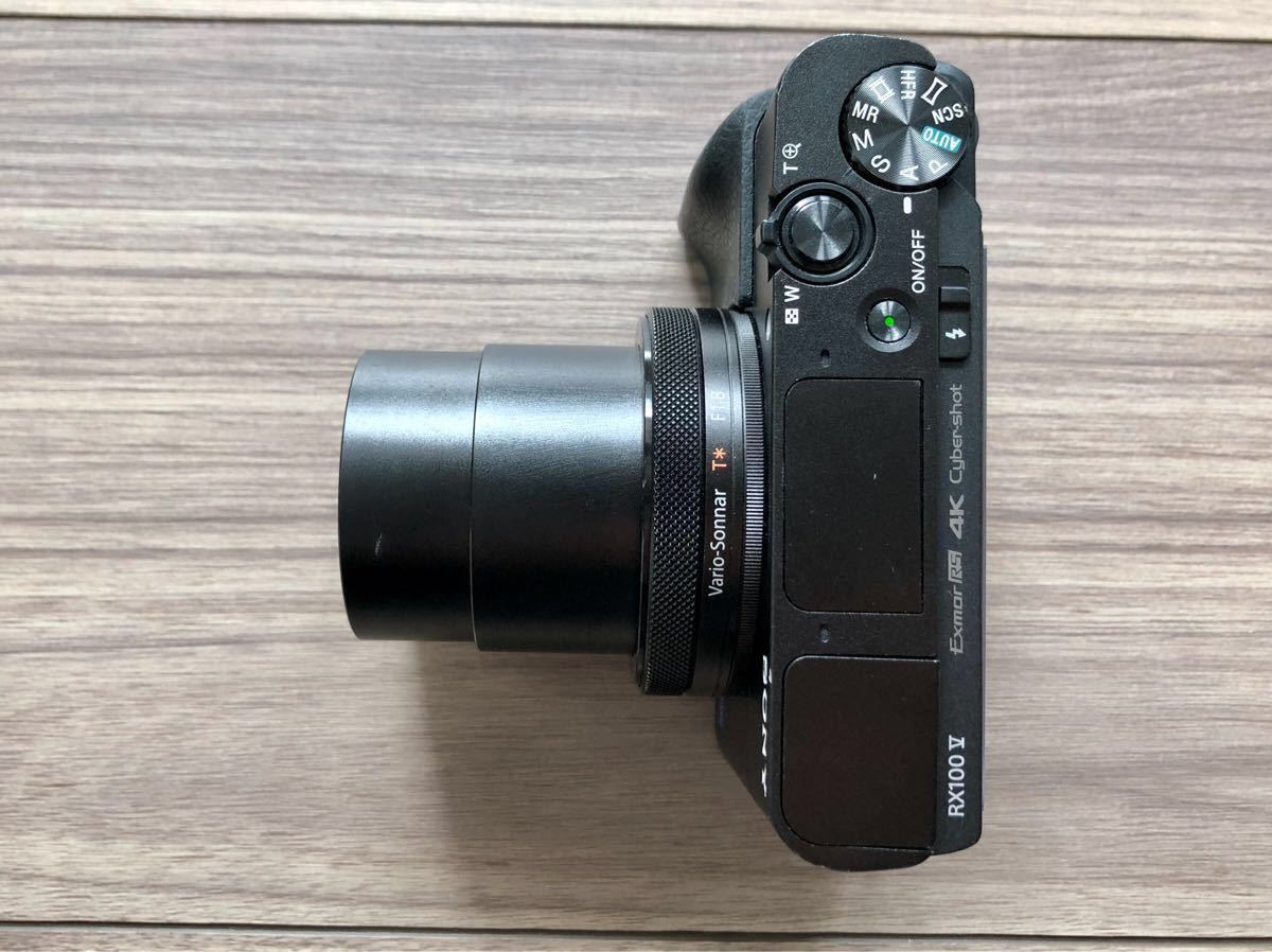完動 SONY RX100m5 コンデジ グリップ付き 液晶保護付き ソニー カメラ 
