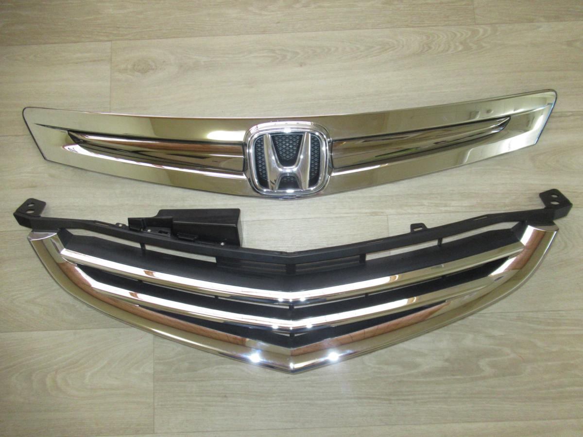 ホンダRR1エリシオン前期純正フロントグリル(アッパーグリル付き)中古