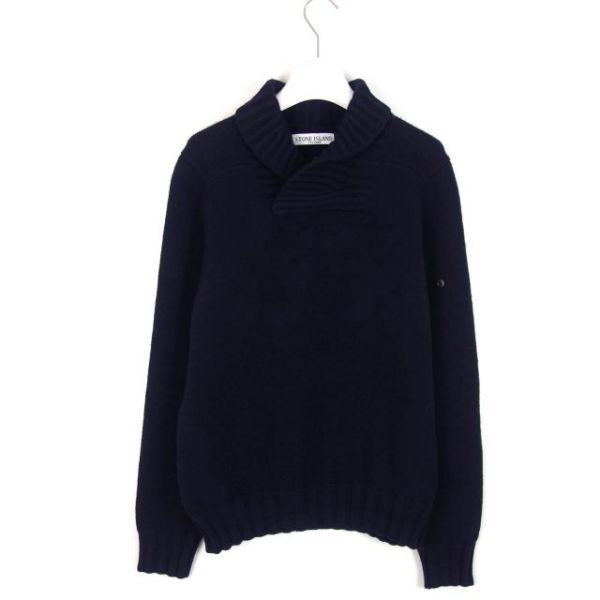 【限定セール，HOT】 ストーンアイランド STONE ISLAND ニット セーター メンズ S ウール トップス イタリア製 S ネイビー bb09me-rk07e04820(Sサイズ)｜売買されたオークション情報、yahooの商品情報をアーカイブ公開 - オ Sサイズ