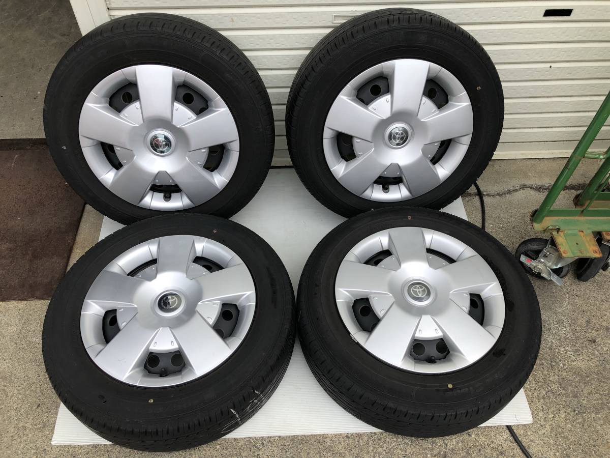トヨタ純正 イスト　ホイール タイヤ セット　グッドイヤー GT-Eco Stage　185/65R15　4穴　引き取り歓迎(01-34)