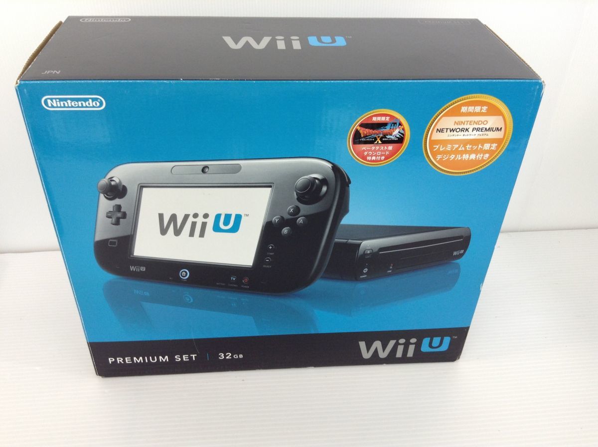 Wii U PREMIUM SET 32GB コントローラー、マイクセット　初期化、動作確認済み　2A0228-002ms /E4