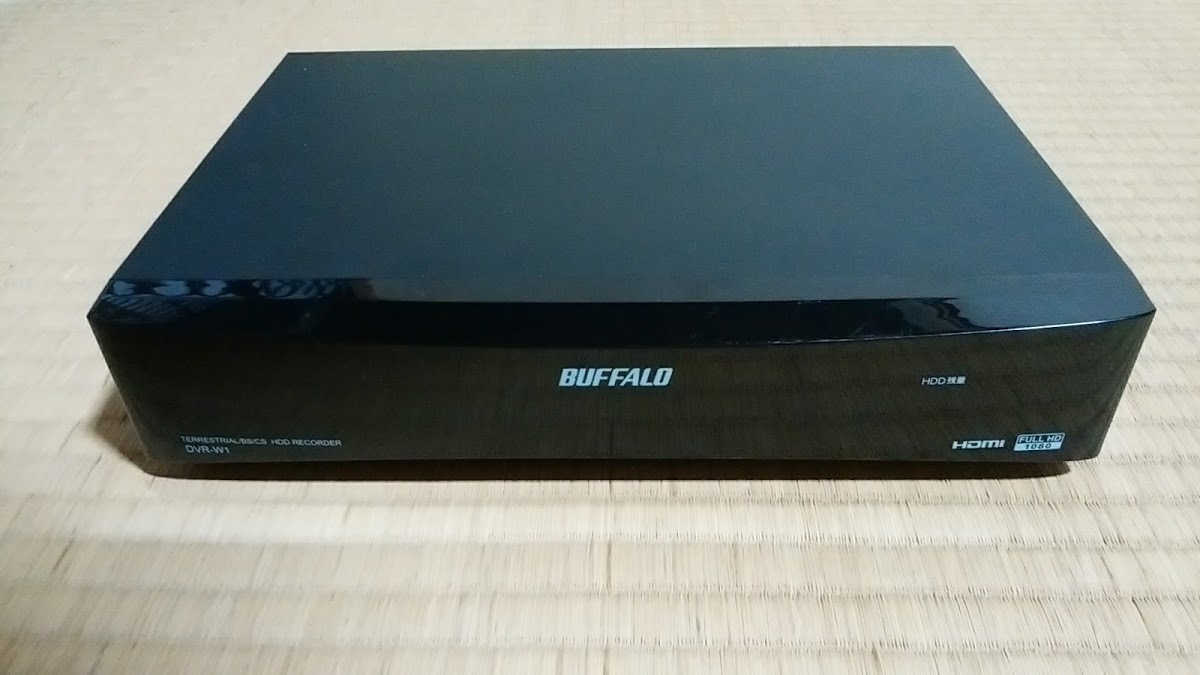 中古・完動品】バッファローBUFFALO Wチューナー搭載 HDDレコーダー 