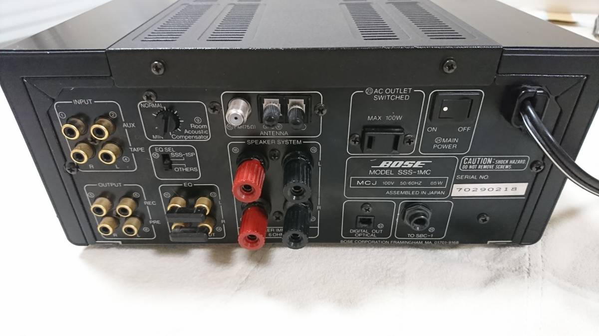 ジャンク BOSE SSS-1MC アンプ