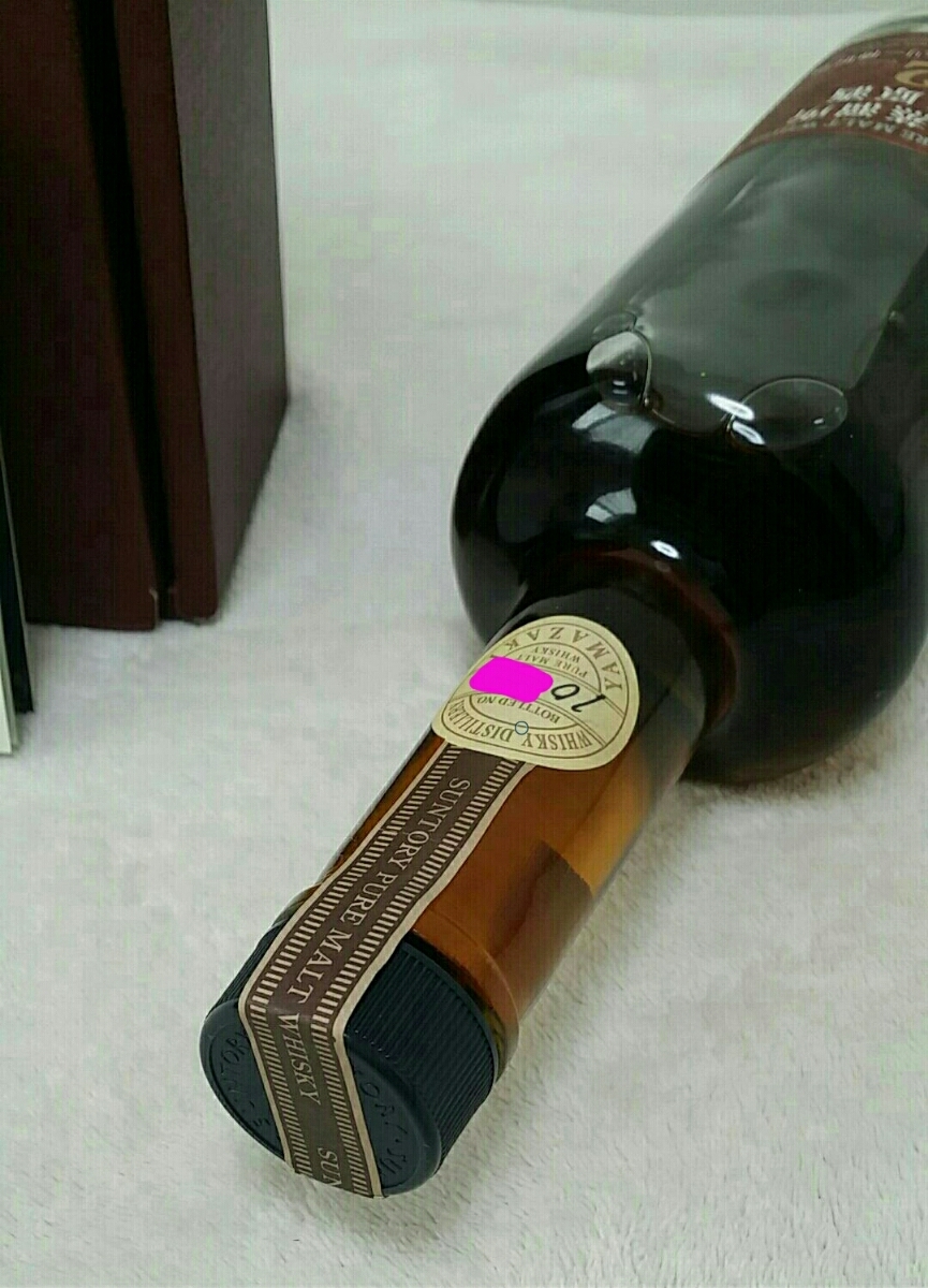 在庫一掃 ★希少★ 古酒【未開栓】SUNTORY/サントリー 山崎蒸留所樽出原酒 12年 酒精54度　シェリー樽貯蔵 ピュアモルトウイスキー 山崎12年　レア物