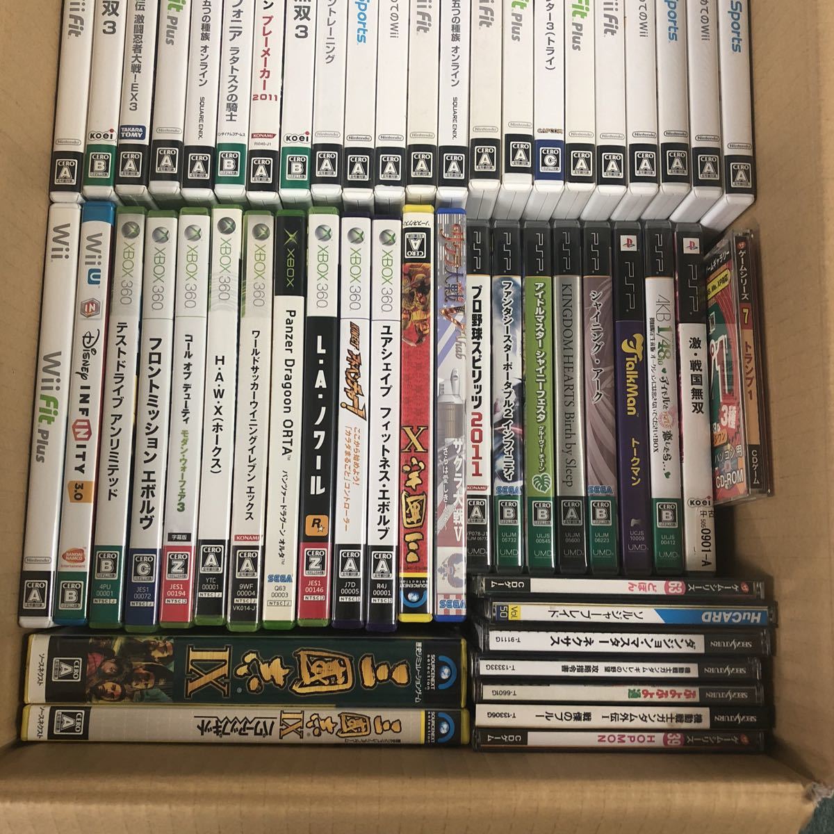 Wii xbox pspなどゲームソフトまとめ売り/う9336 2026年最新wiiソフト 