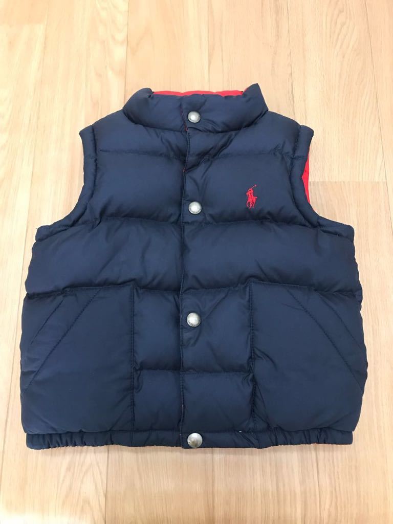 リバーシブル ラルフローレンダウン 4T ダウンベスト Ralph ラルフ