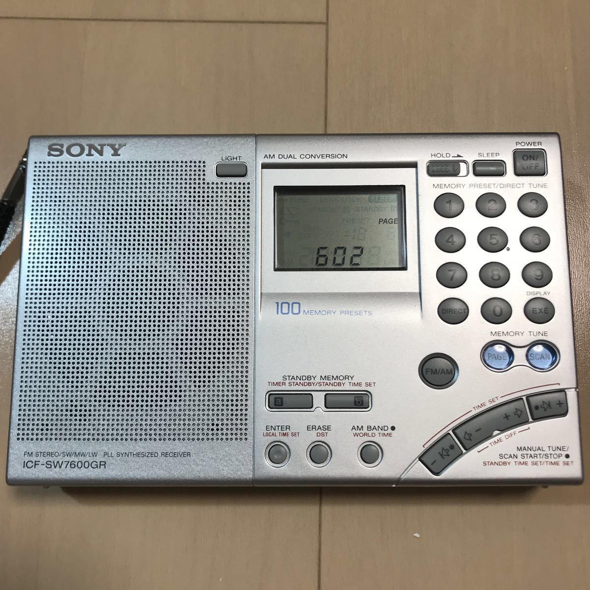 SONY ICF-SW7600GR ソニー ラジオ - Yahoo!オークション 「icf