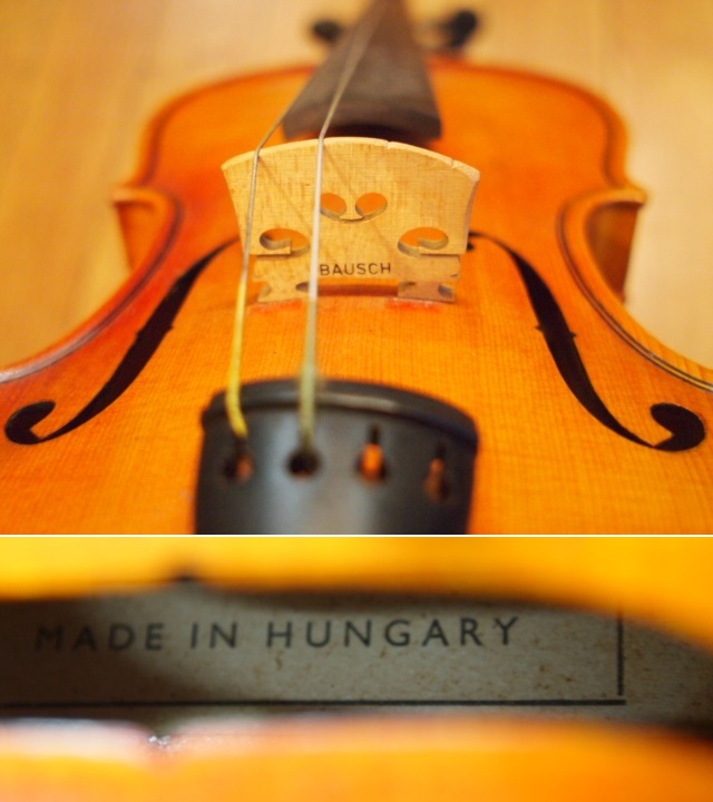 激安 ネット 販売 ◇MADE IN HUNGARY バイオリン 3/4 全長約57cm