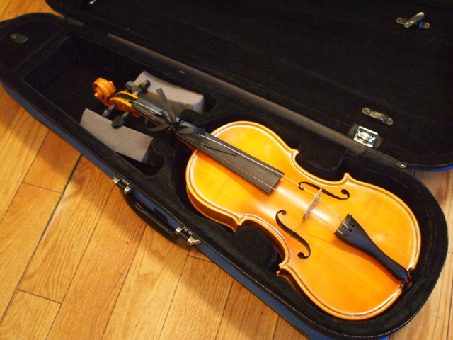 激安 ネット 販売 ◇MADE IN HUNGARY バイオリン 3/4 全長約57cm