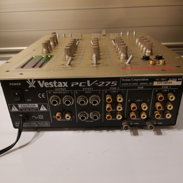 VESTAX DJミキサー PCV-275 べスタックス動作確認済 ◎ Vestax ベスタクス DJミキサー PCV-275 動作確認済 楽器・機材