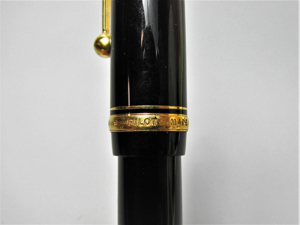 PILOT パイロット/万年筆/CUSTOM 74/ペン先 14K-585/刻印あり/ブラック 