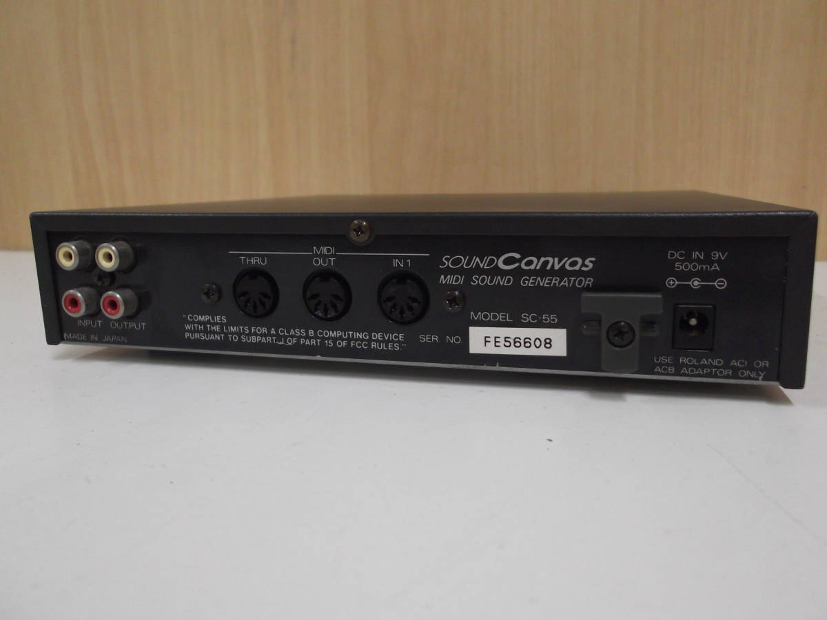 ☆中古品 Roland ローランド 音源モジュール SC-55 動作確認済み