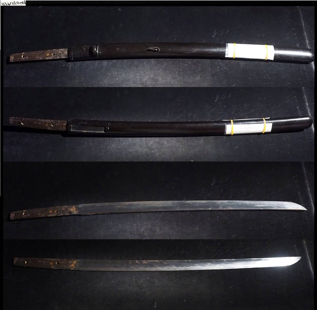 □初出し品の長脇差□無銘□良い刃紋が確認できます 是非仕上げて秘蔵
