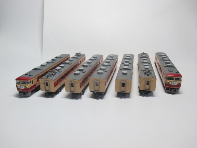 10-393 KATO | カトー あまぎ 7両セット 先頭車ライト点灯 157系