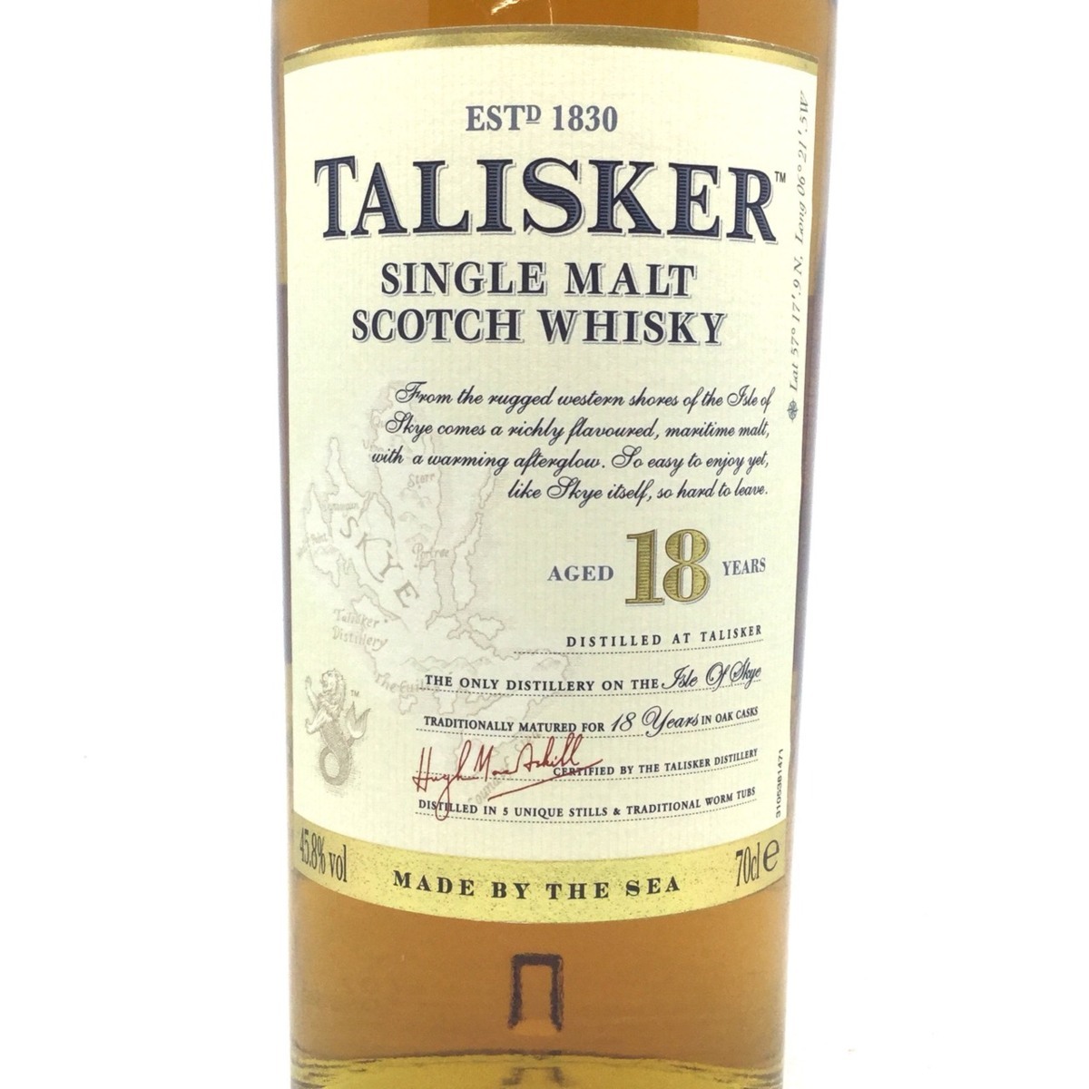 700ml : タリスカー 18年 45.8度 食品 箱入り［正規品］ ウイスキー 箱 