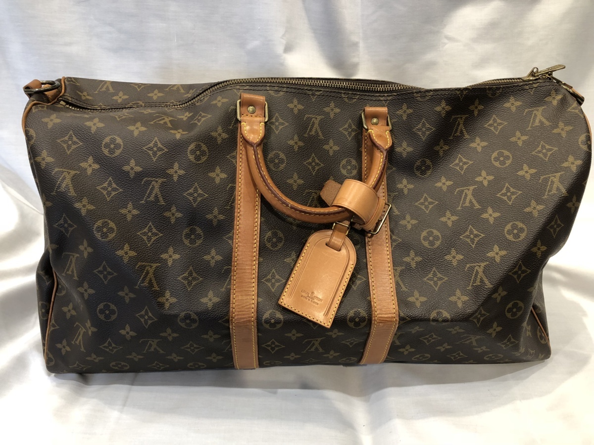 美品 ルイヴィトンLOUISVUITTON モノグラムキーポル60 ボストン