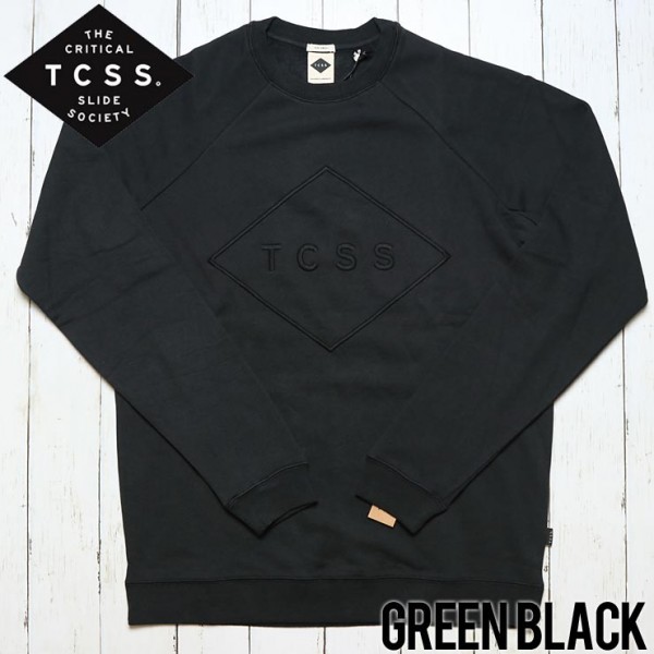  クリックポスト対応 TCSS ティーシーエスエス STANDARD CREW スウェットトレーナー FC1815 Mサイズ GREENBLACK(Mサイズ)｜売買されたオークション情報、yahooの商品情報をアーカイブ公開 - オークファン Mサイズ