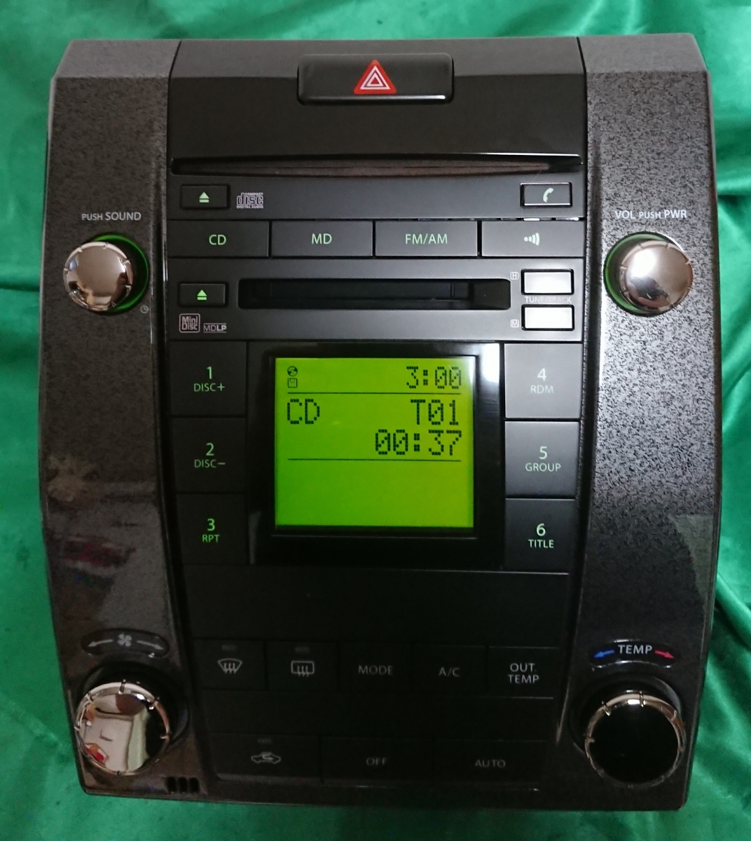 即決！MH22S　ワゴンRスティングレー純正　CDMD PS-4132J-C 故障対策済！!