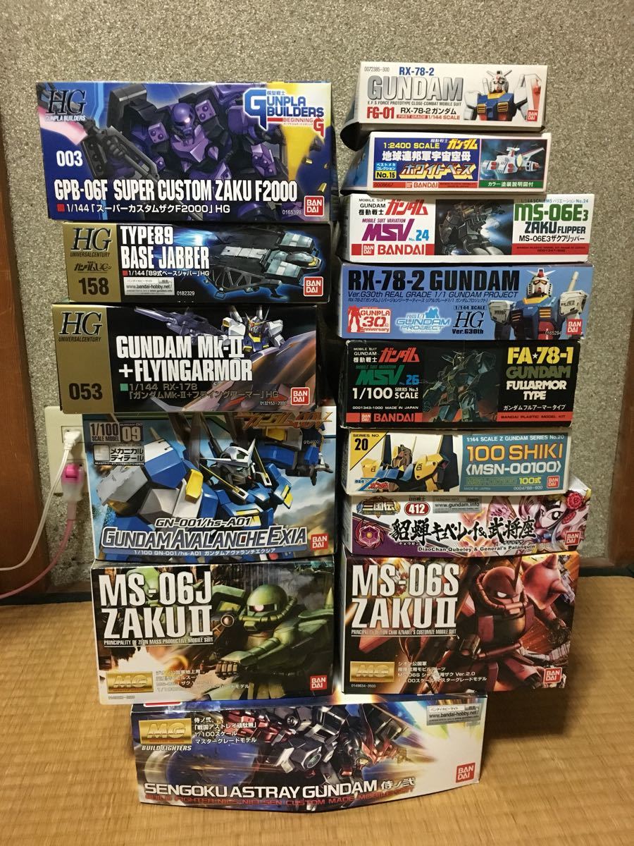 新品】ガンプラ14点セット☆MG☆HGUC☆MSV☆SD三国伝 【公式通販】