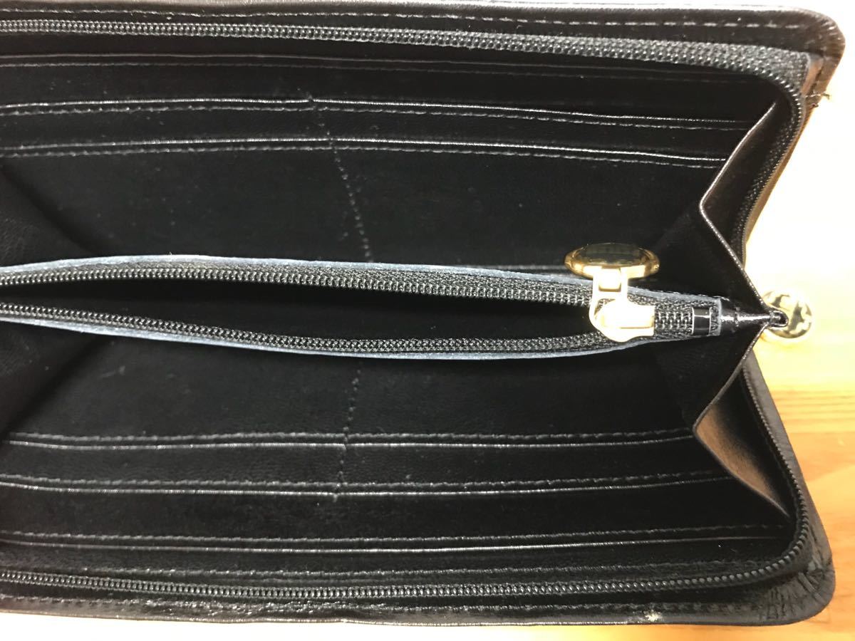 フェイラー FEILER ハイジ 被せ長財布 | 被せ 財布 ブラック ラウンド 