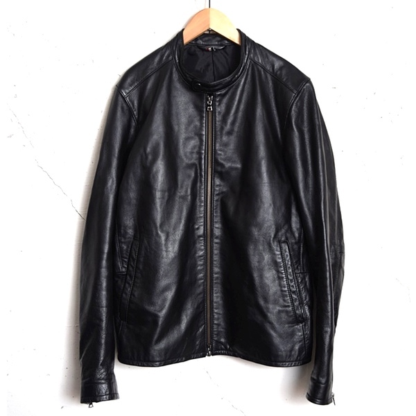 BEAMS HEART ビームス カウレザー シングル ライダースジャケット M