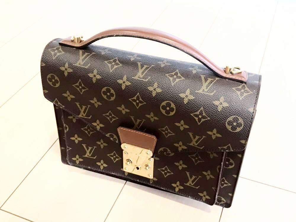 ☆超美品【LOUIS VUITTONルイヴィトン】モンソー☆モノグラム☆2way 