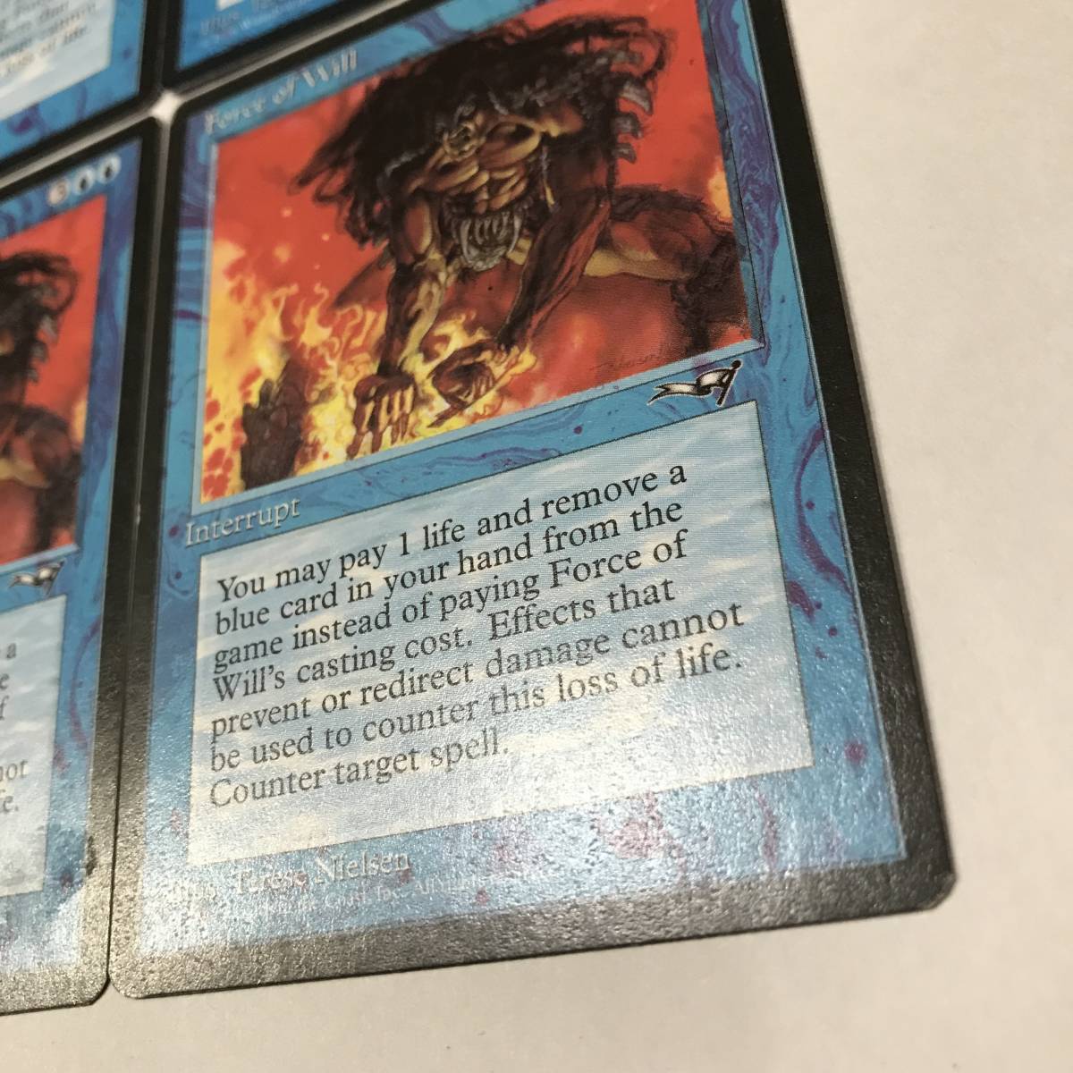 MTG MTG 意志の力 英語 3枚 終止 英語版 3枚セットfoil 初版