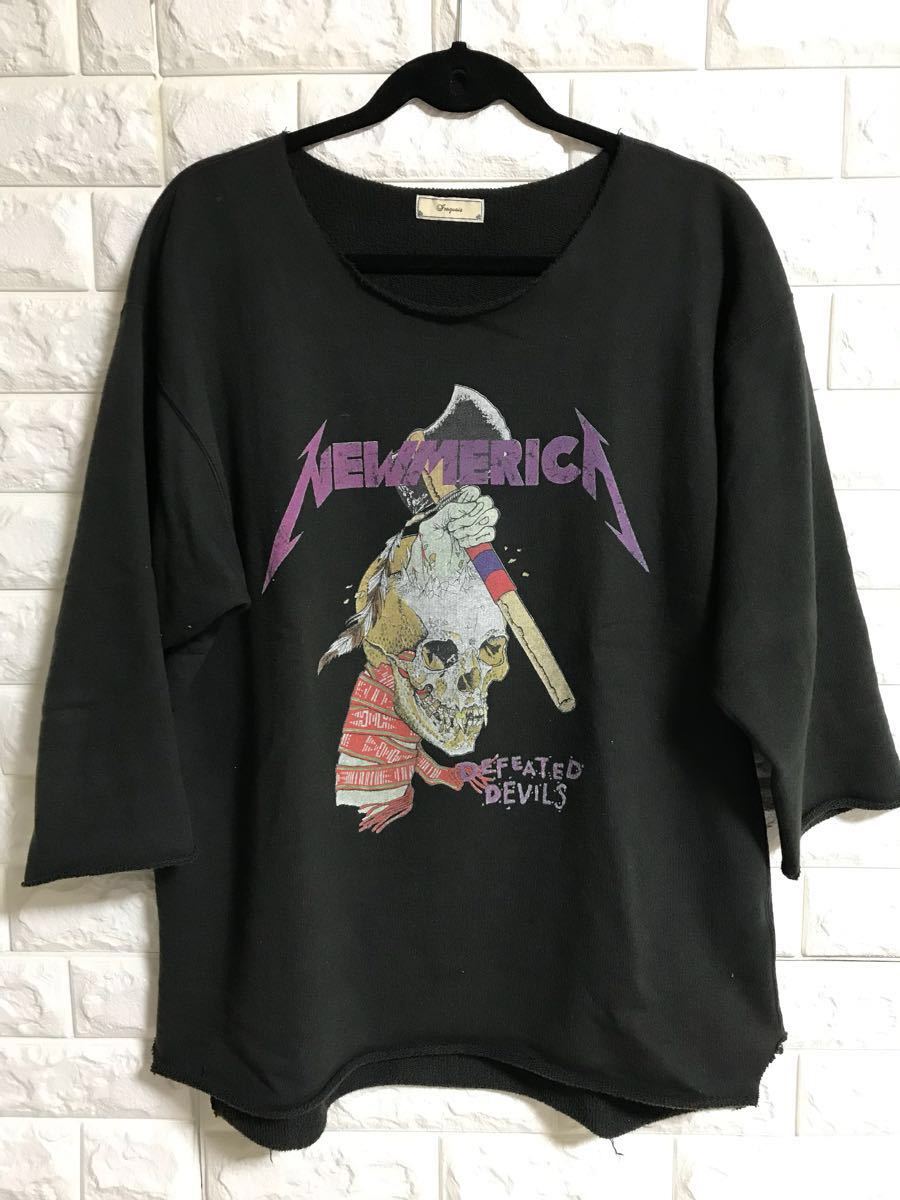 SALE，低価 Iroquois イロコイ NEW MERICA メタリカ スウェットT シャリーフ ガンズ サイズ2(ファクトタム)｜売買されたオークション情報、yahooの商品情報をアーカイブ公開 - オークファン ファクトタム