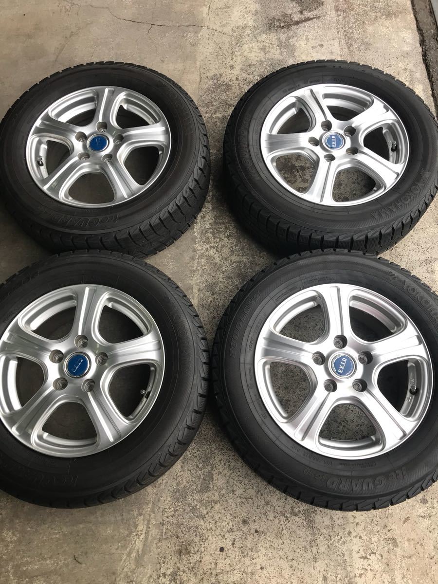  ヨコハマ IG30 195/65R15 アルミホイールFEID 15&times;6J 5/114.3 +53 ヴォクシーノアなど(スタッドレスタイヤ)｜売買されたオークション情報、yahooの商品情報をアーカイブ公開 - オークファン 5穴
