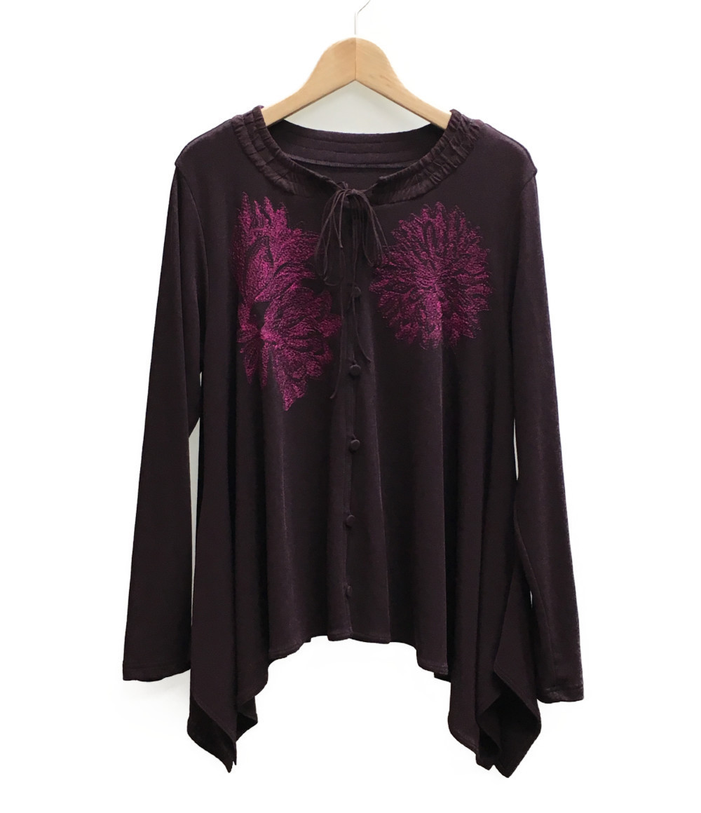 人気，SALE トクコプルミエヴォル SIZE 9 M 刺繍カーディガン TOKUKO 1er VOL レディース(Mサイズ)｜売買されたオークション情報、yahooの商品情報をアーカイブ公開 - オークファン Mサイズ