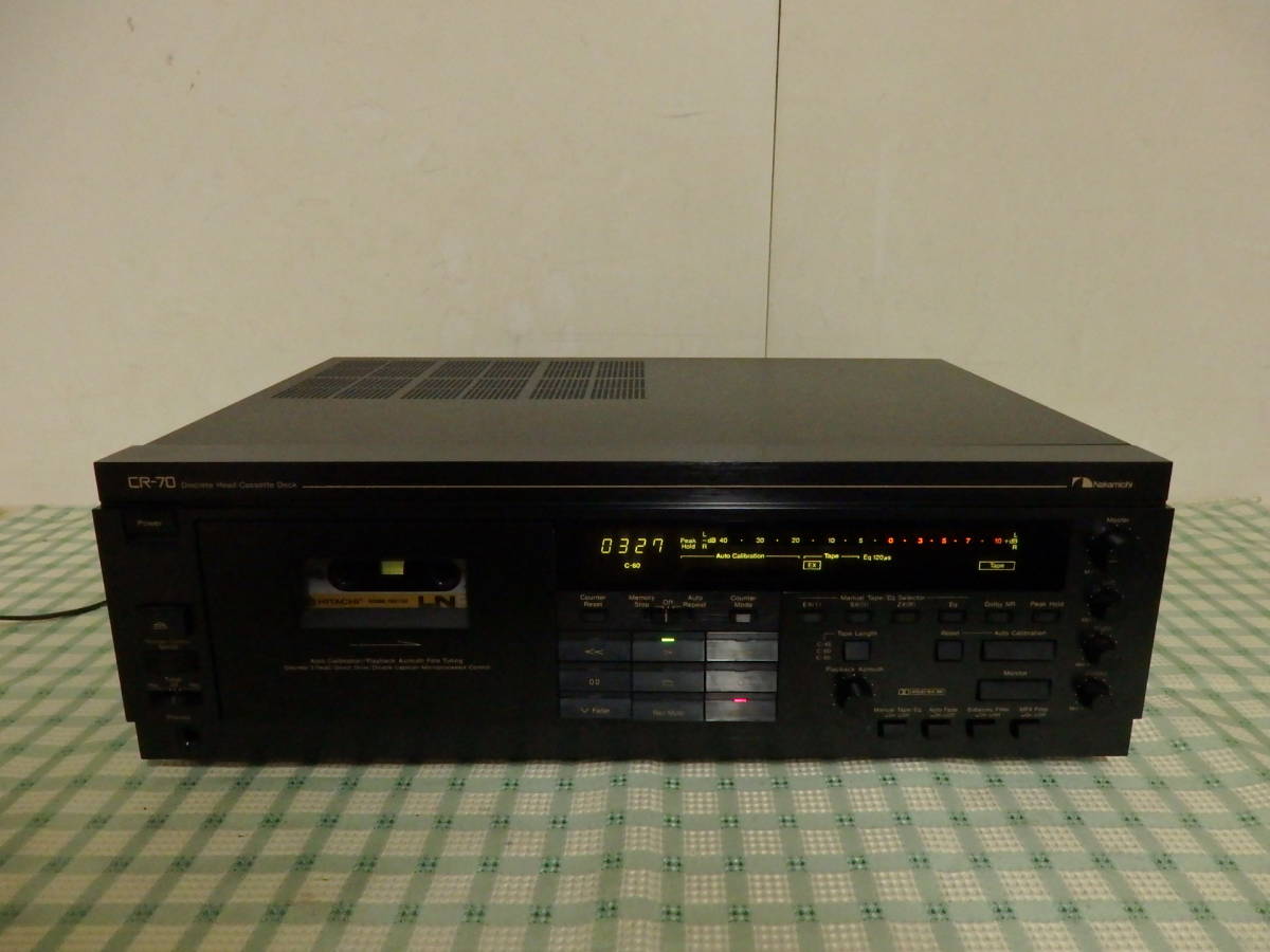 希少! Nakamichi ナカミチ CR-70 カセットデッキ CR-70 Nakamichi