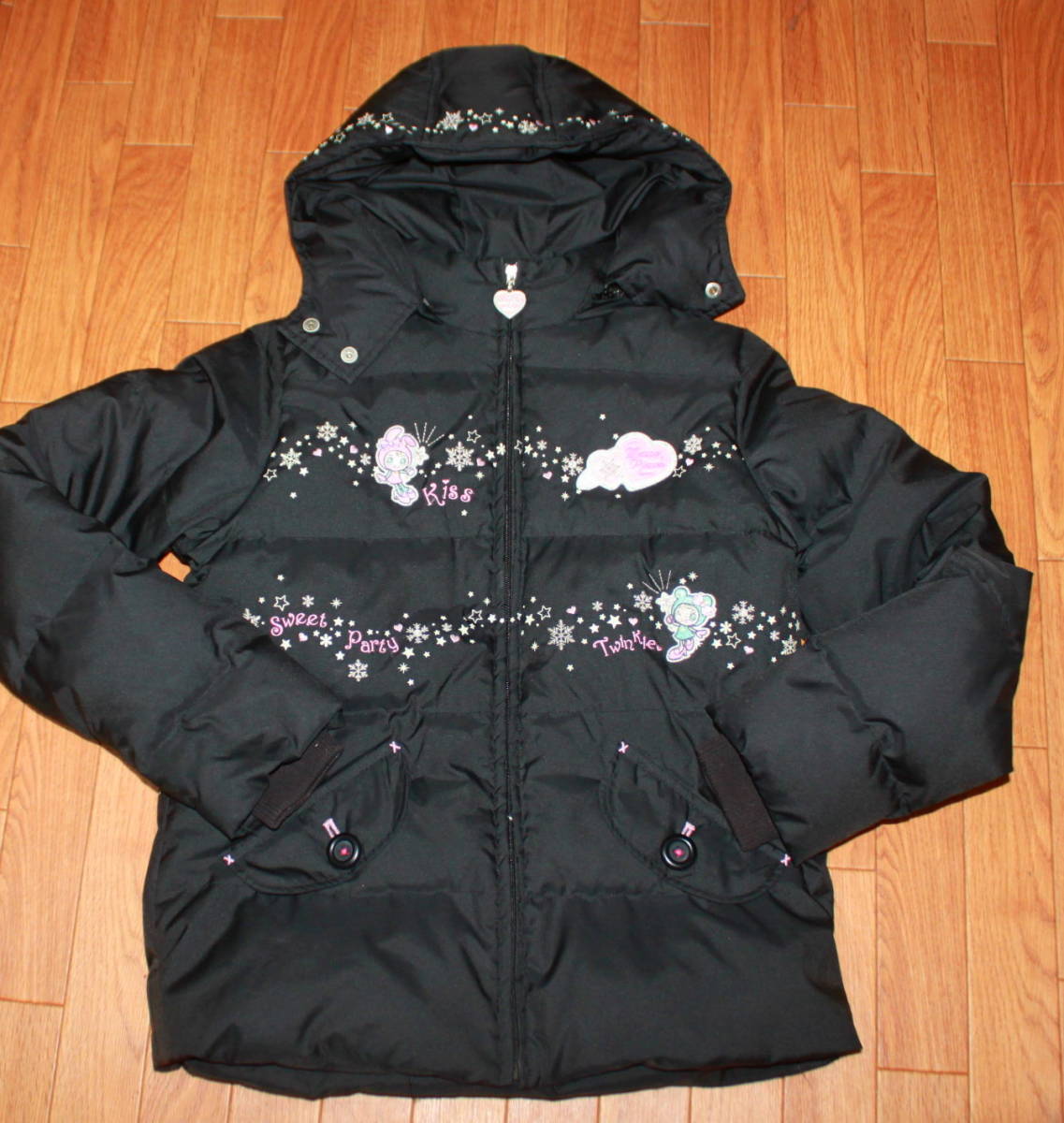 人気SALE，新品 メゾピアノ きらきらスノーダウンジャケットコート 150(ジャンパー、ブルゾン)｜売買されたオークション情報、yahooの商品情報をアーカイブ公開 - オークファン 女の子用