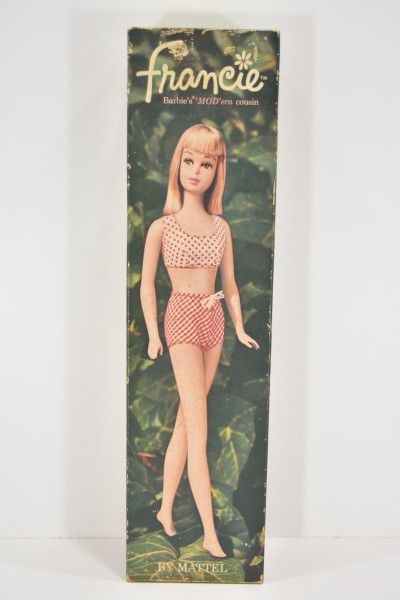 当時物 ビンテージ フランシー 1965年 BY MATTEL バービー 人形 昭和レトロ 箱のみ OT-386-19.918-4