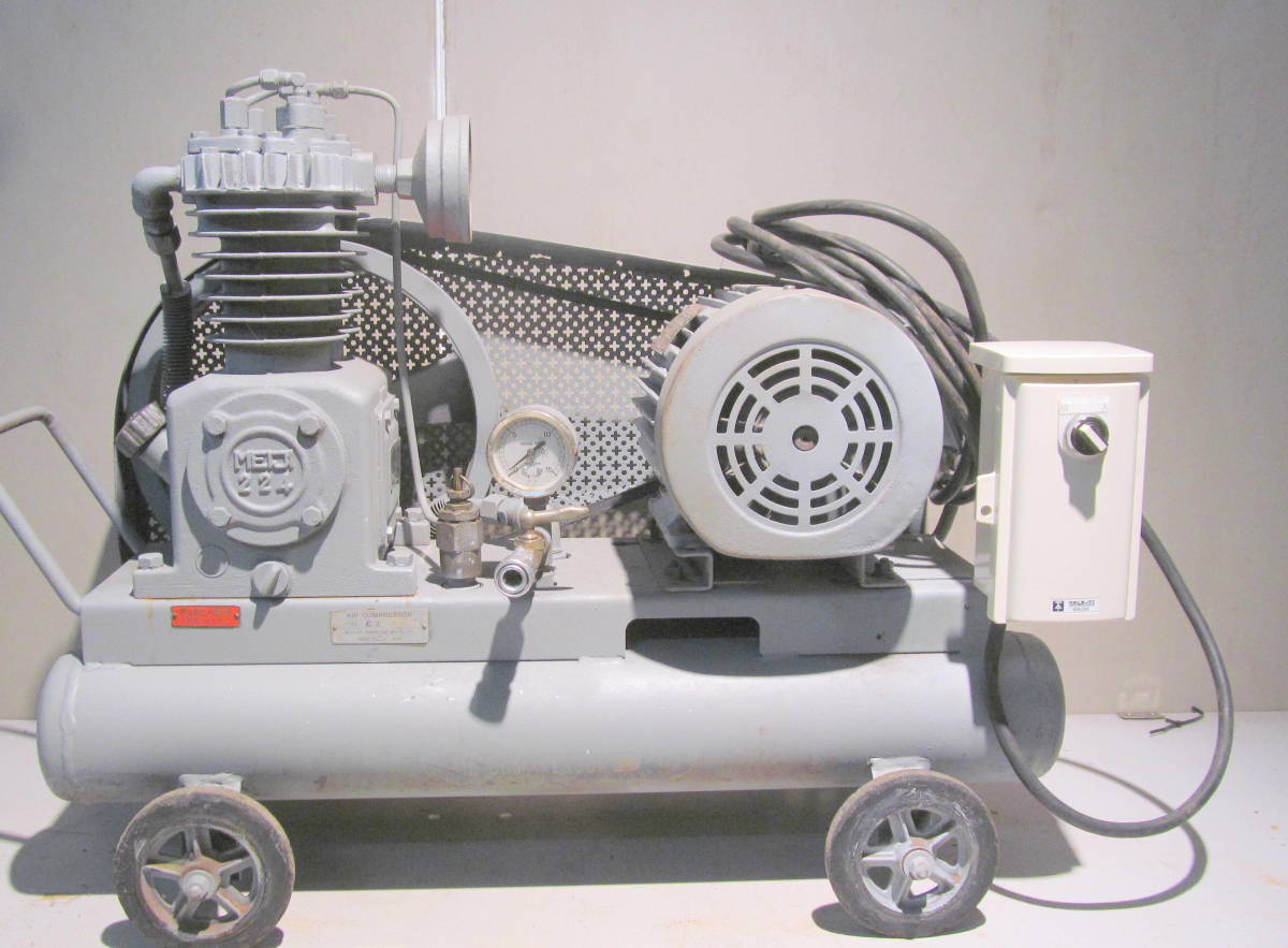MEIJI 明治 エア―コンプレッサー E2 三相200V 1，5Kw 