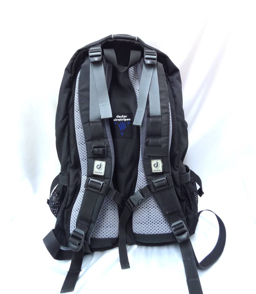 deuter ドイター ★ ロゴ入り・TRANS ALPINE刺繍入り ★リュック ★バックパック ★雨具・レインカバー付き ★ブラック 