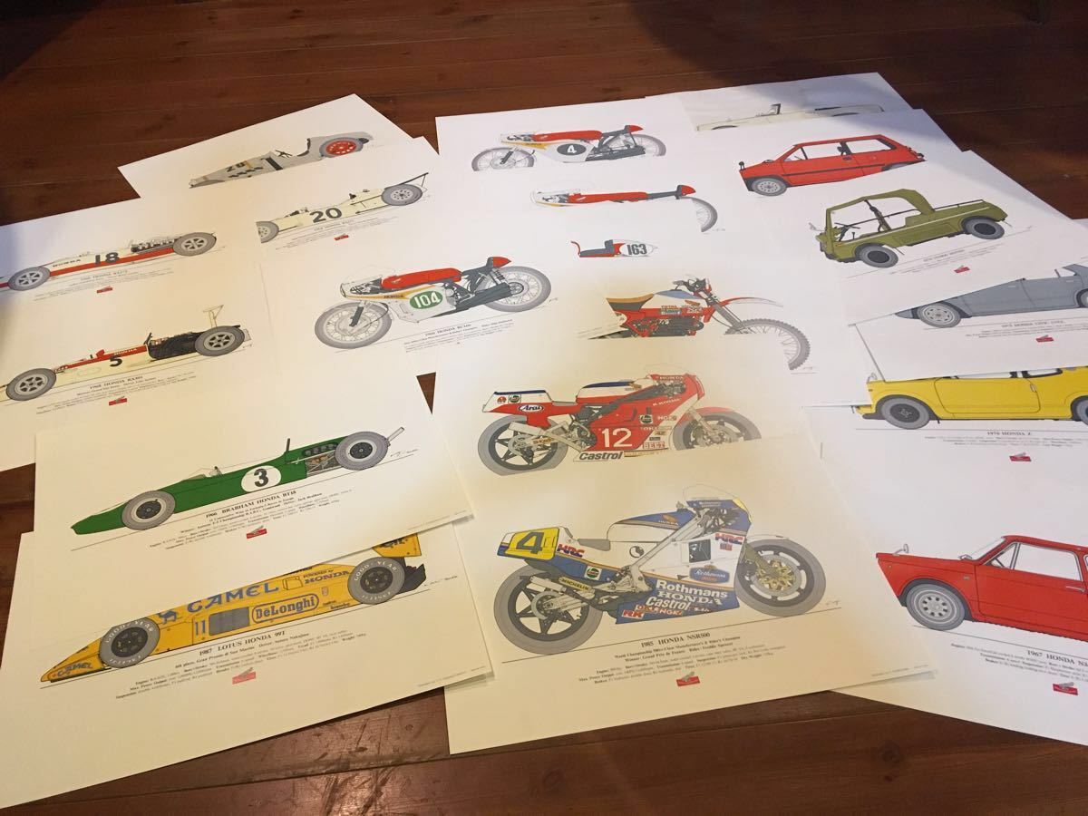 Honda ホンダ イラスト ポスター レーシング カー バイク 旧車 絶版車 コレクションホール 正規品 純正 エンブレム Nsr パリダカ S500 ホンダ 売買されたオークション情報 Yahooの商品情報をアーカイブ公開 オークファン Aucfan Com