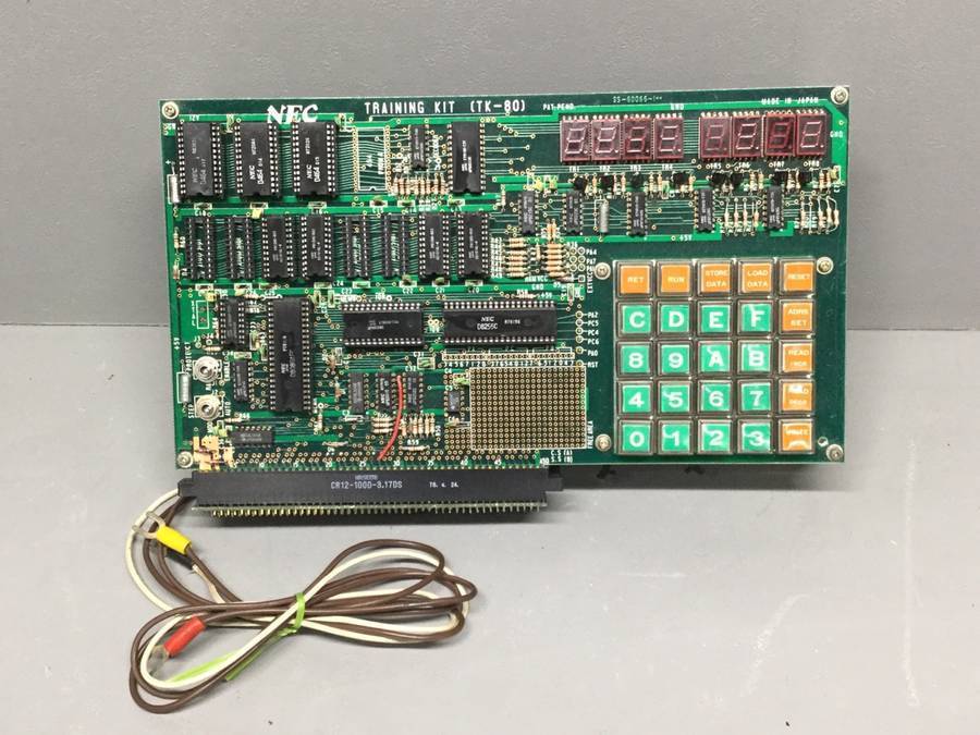 貴重 NEC TK-80 マイコン基板 BASIC STATION付属□現状品