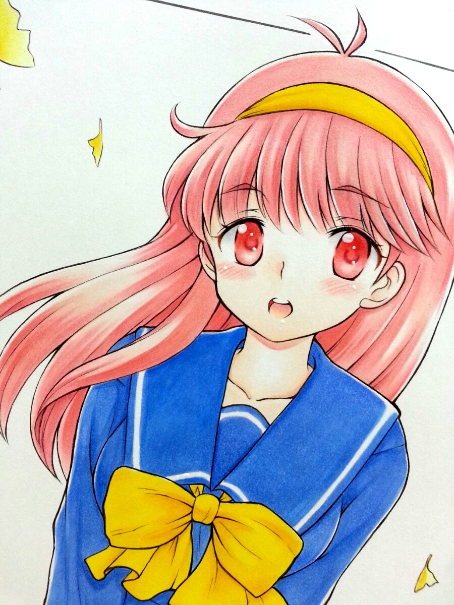 手描きイラスト ときめきメモリアル 藤崎詩織 B5 送料無料(手描き