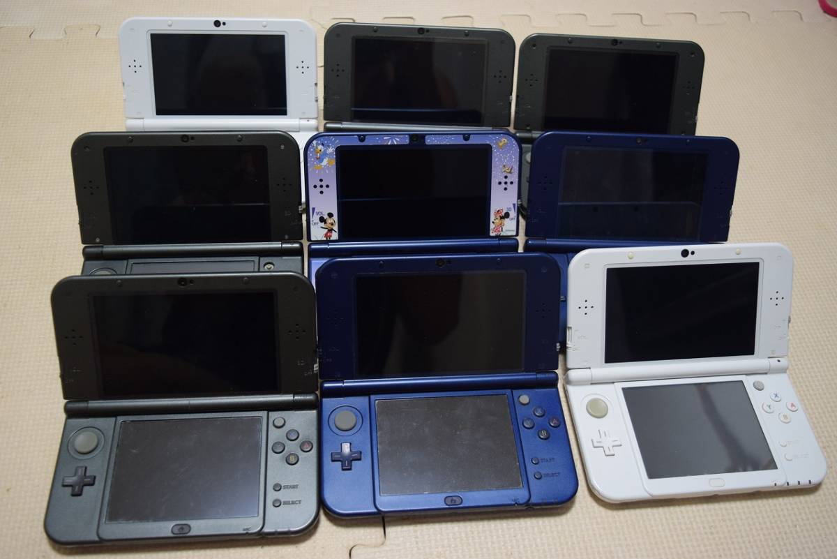 ジャンク】 任天堂 New 3ds LL 本体 9台セット Nintendo メタリック