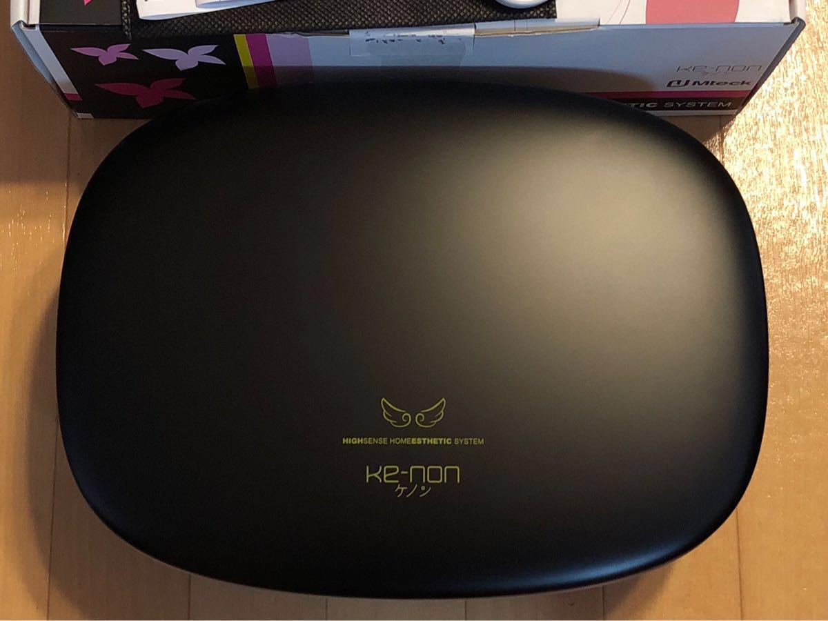送料無料 美品 エムテック Ke-non ケノン NIPL-2080 ver 6.2 脱毛器 美容 家庭用 ブラック 脱毛ラージカートリッジ 美顔カートリッジ_3