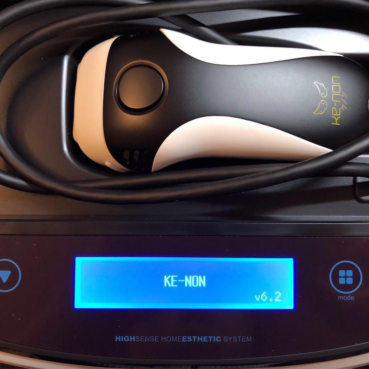 送料無料 美品 エムテック Ke-non ケノン NIPL-2080 ver 6.2 脱毛器 美容 家庭用 ブラック 脱毛ラージカートリッジ 美顔カートリッジ_5