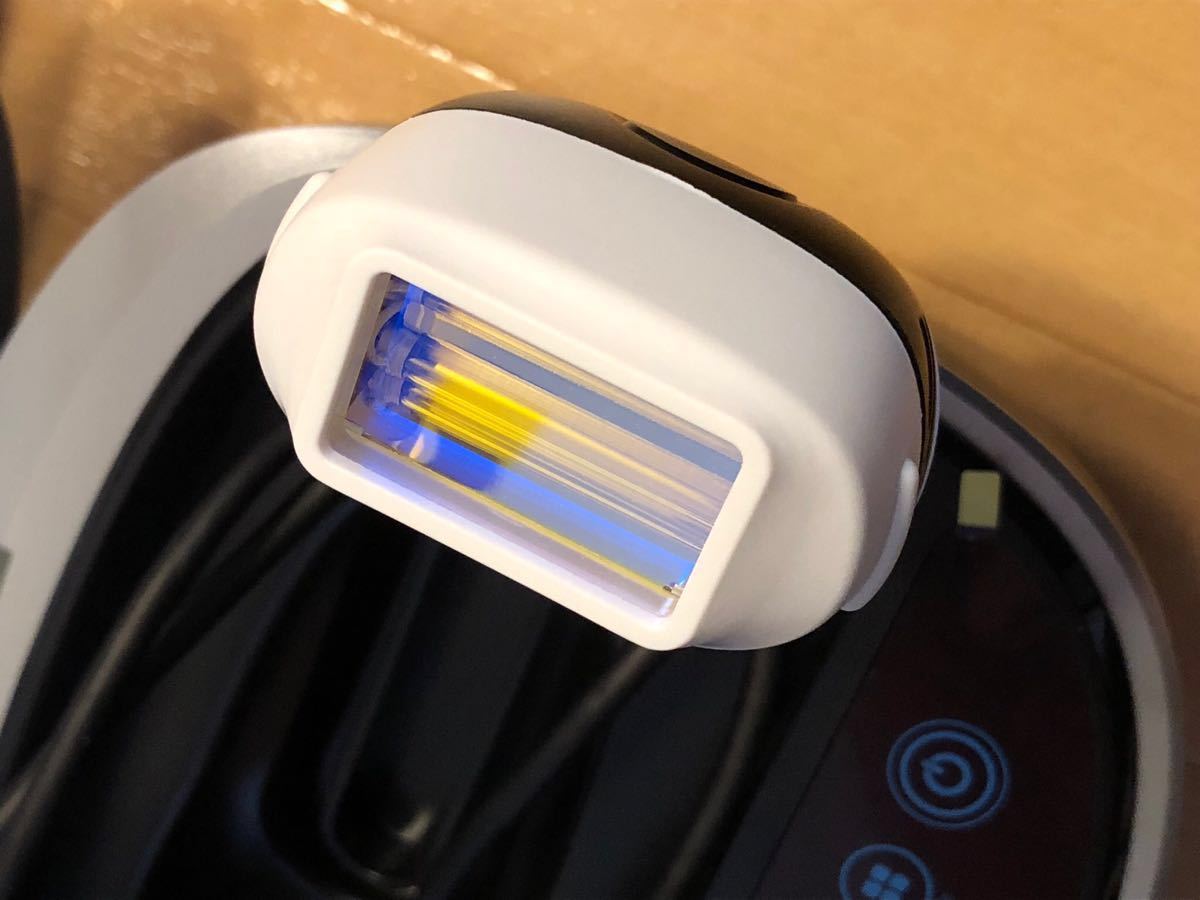 送料無料 美品 エムテック Ke-non ケノン NIPL-2080 ver 6.2 脱毛器 美容 家庭用 ブラック 脱毛ラージカートリッジ 美顔カートリッジ_6