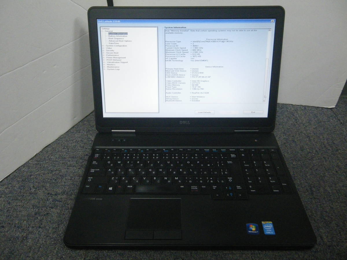 Latitude Dell E5540 Core Intel i5-4300U 8GB | E5540, 1.9GHz 