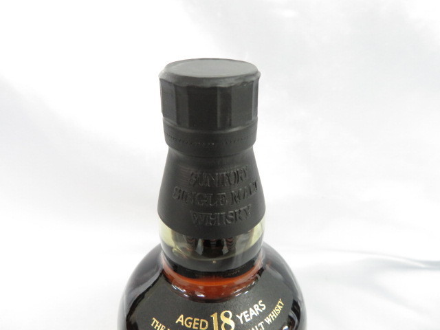 未開栓】SUNTORY サントリー 山崎 18年 シングルモルト ウイスキー